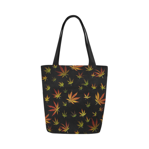 Marijuana Leaves Canvas Tote Bag (Model 1657)