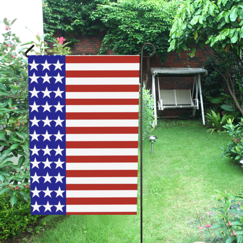 USA Patriotic Stars & Stripes Garden Flag 28''x40'' （Without Flagpole）