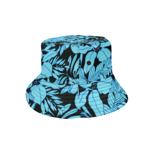 blue floral watercolor All Over Print Bucket Hat