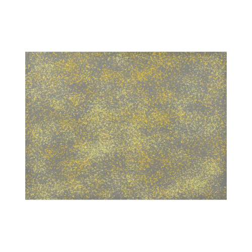 Gray and Yellow Flicks Placemat 14’’ x 19’’ (Set of 6)