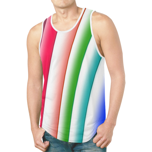 Happy Day New All Over Print Tank Top for Men (Model T46)