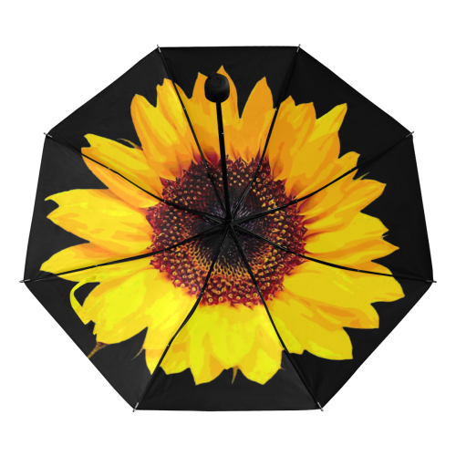 Sunny Sunflower - The Nature Is Shining Anti-UV Foldable Umbrella (Underside Printing) (U07)
