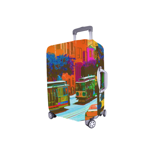 SanFrancisco_20170107_by_JAMColors Luggage Cover/Small 18"-21"