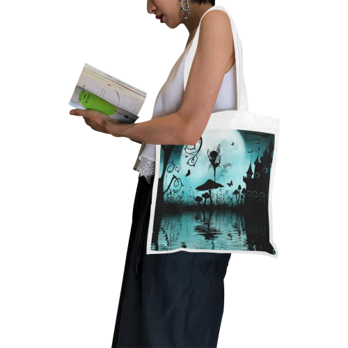 Dancing in the night Canvas Tote Bag/Small (Model 1700)