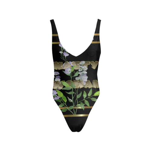 Hillary - Nasty Woman Sexy Low Back One-Piece Swimsuit (Model S09)