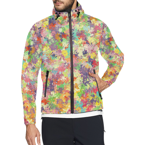 colorful pattern Unisex All Over Print Windbreaker (Model H23)