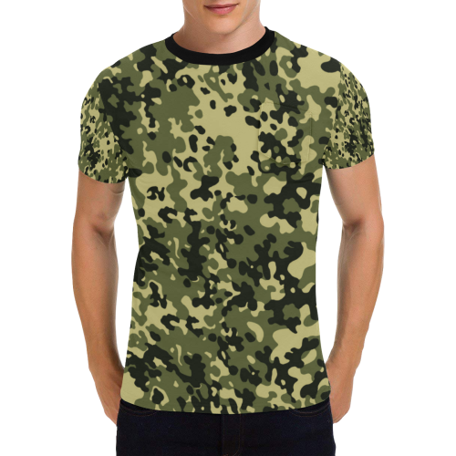 camouflage-88 Men's All Over Print T-Shirt with Chest Pocket (Model T56)