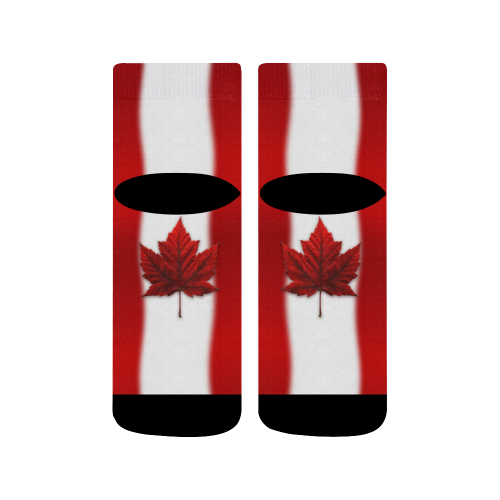 Canada Flag Souvenir Socks Quarter Socks