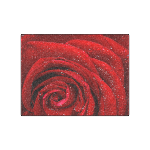 Red rosa Blanket 50"x60"