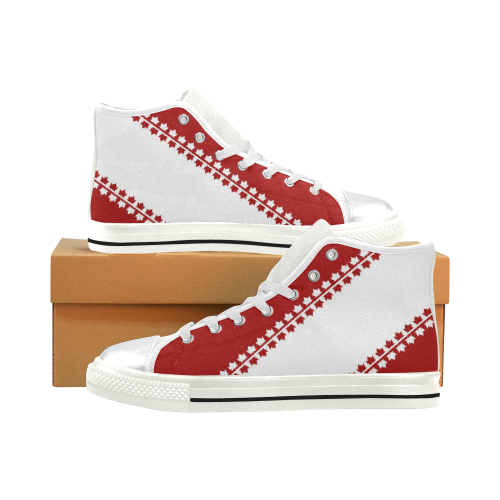 Classic Canada Sneaker Shoes High Top Canvas Shoes for Kid (Model 017)