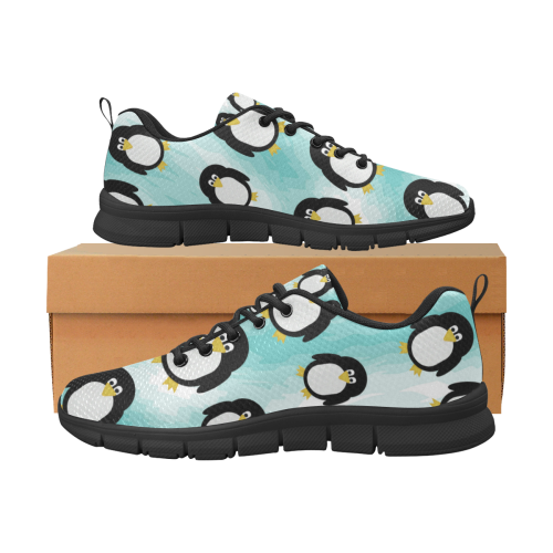 Penguins Men's Breathable Running Shoes (Model 055)