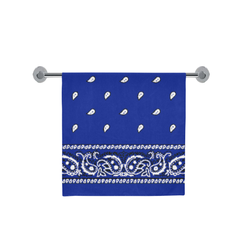 KERCHIEF PATTERN BLUE Bath Towel 30"x56"