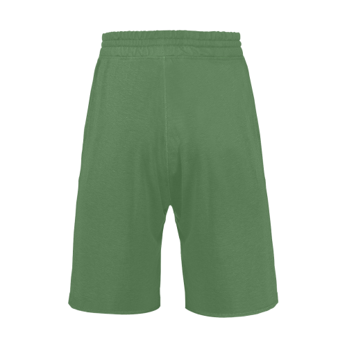 color artichoke green Men's All Over Print Casual Shorts (Model L23)
