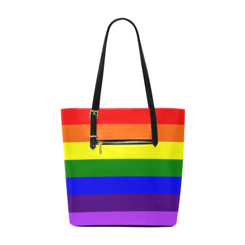 Rainbow Flag (Gay Pride - LGBTQIA+) Euramerican Tote Bag/Small (Model 1655)