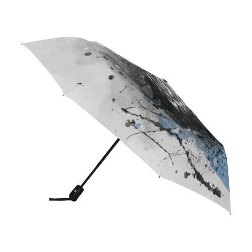 crow raven bird art #crow #raven Anti-UV Auto-Foldable Umbrella (U09)
