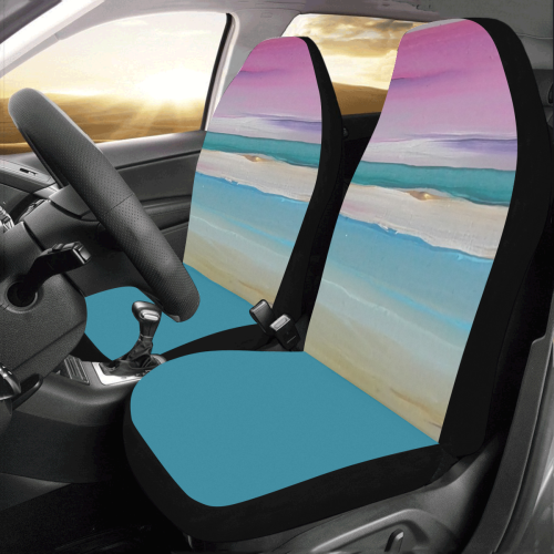 Sunset Beach Car Seat Covers (Set of 2)