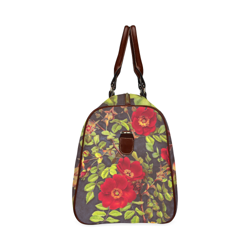 flowers #flowers #pattern #flora Waterproof Travel Bag/Small (Model 1639)