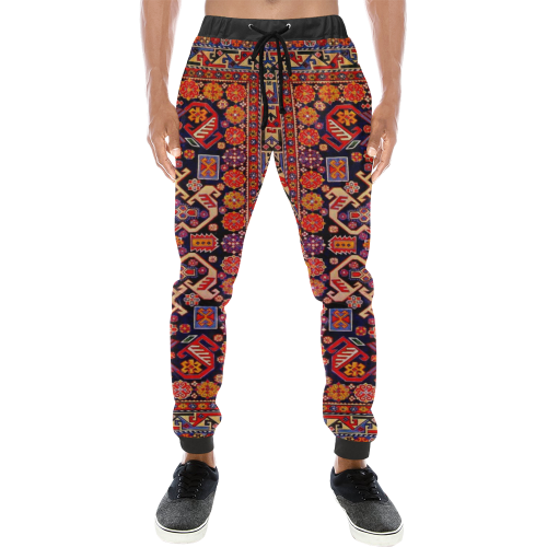 Azerbaijan Pattern Men's All Over Print Sweatpants (Model L11)