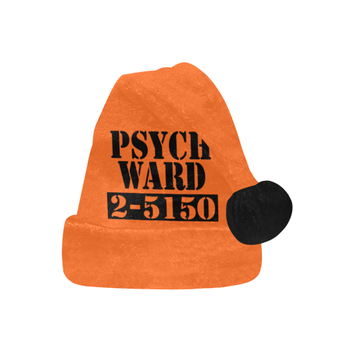 Halloween Costume Psych Ward Santa Hat