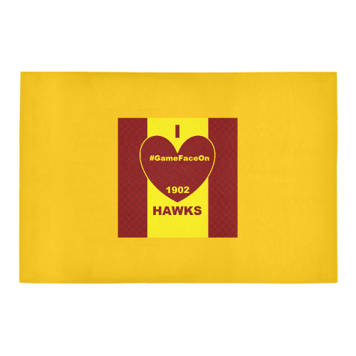 HAWKS- Azalea Doormat 24" x 16" (Sponge Material)