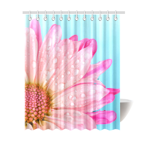 Flower Shower Curtain 69"x84"
