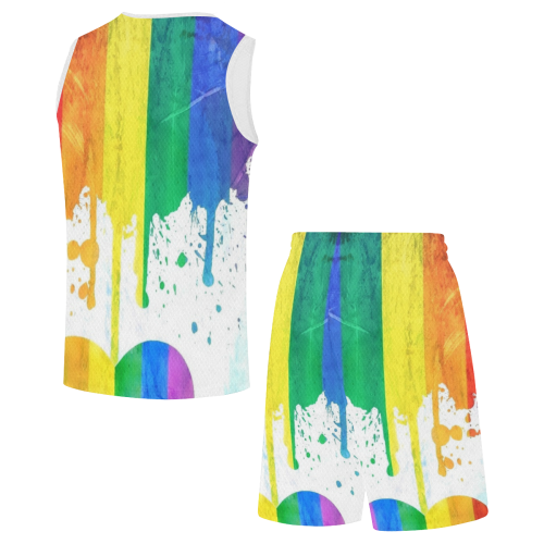 Love Pride by Artdream All Over Print Basketball Uniform
