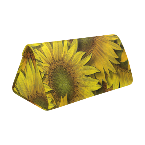 Surreal Sunflowers Custom Foldable Glasses Case