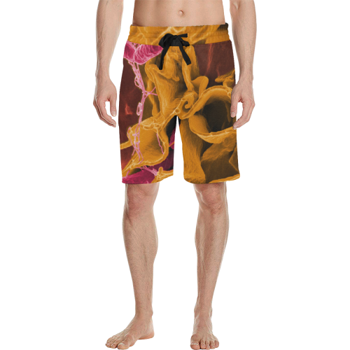 BACTERIA 3 Men's All Over Print Casual Shorts (Model L23)