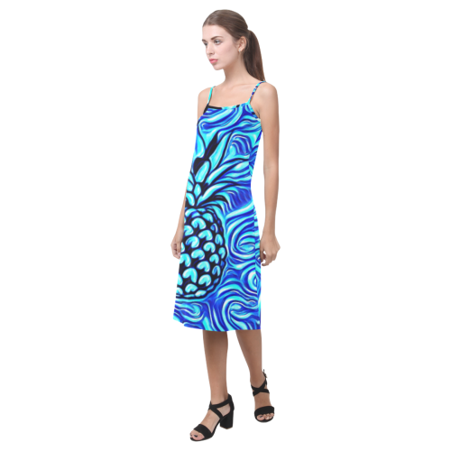 mermaid pineapple Alcestis Slip Dress (Model D05)