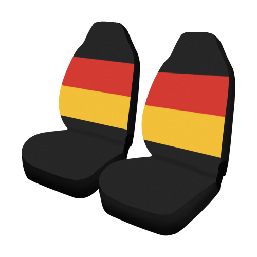 German Flag Colored Stripes Car Seat Covers (Set of 2)