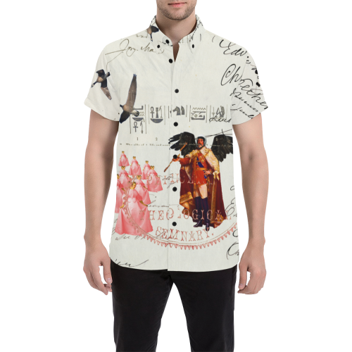 THE KING OF THE FIELD III Men's All Over Print Short Sleeve Shirt (Model T53)