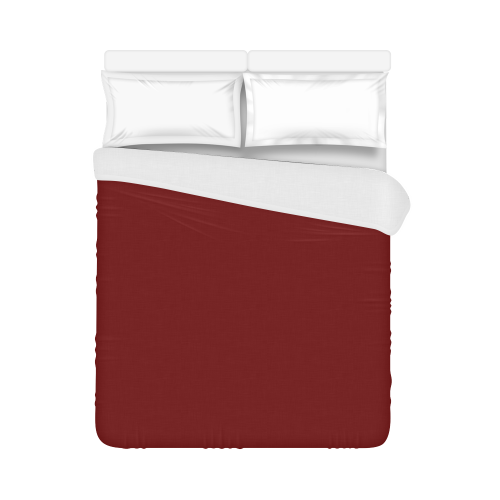 color blood red Duvet Cover 86"x70" ( All-over-print)