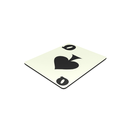 Playing Card Queen of Spades Rectangle Mousepad