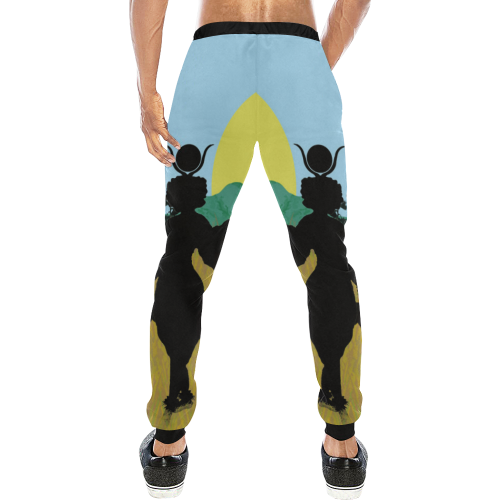 SAFARI NTR WARRIOR Men's All Over Print Sweatpants (Model L11)