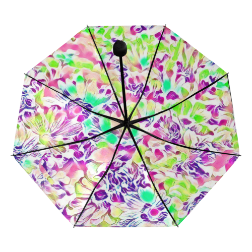 Floral Summer Greetings  1C by JamColors Anti-UV Foldable Umbrella (Underside Printing) (U07)