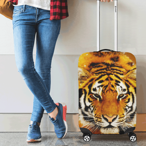 Siberian Tiger Luggage Cover/Small 18"-21"