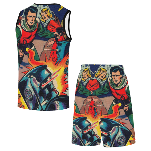Battle in Space All Over Print Basketball Uniform