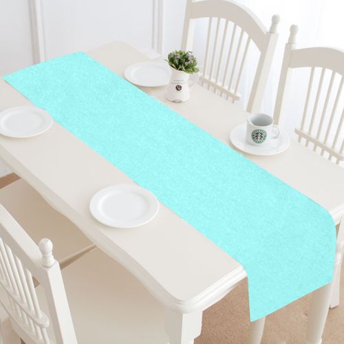 color ice blue Table Runner 16x72 inch