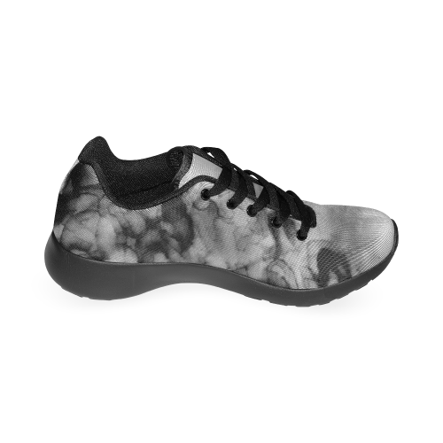 black and white-1 Women’s Running Shoes (Model 020)