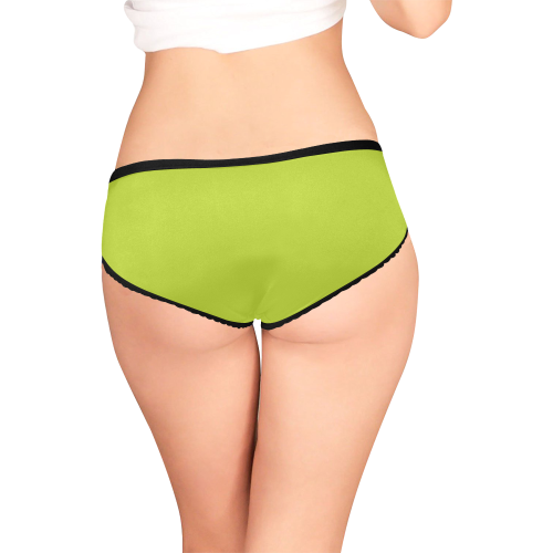 Lime Punch Women's All Over Print Girl Briefs (Model L14)