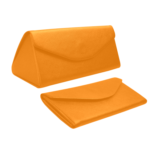 color UT orange Custom Foldable Glasses Case