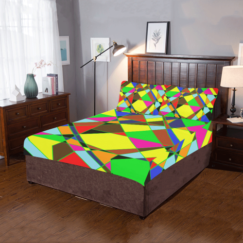 abstract painting 3-Piece Bedding Set