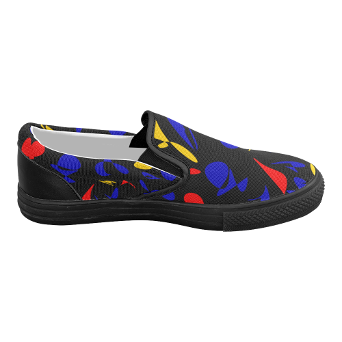 zappwaits holiday 02 Women's Slip-on Canvas Shoes (Model 019)