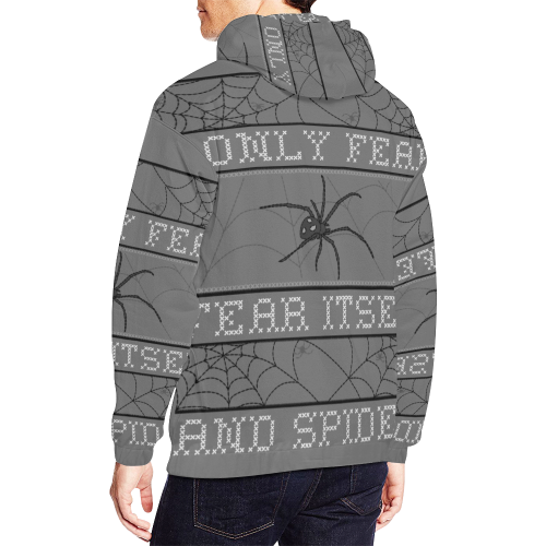 sudadera hombre diseño araña All Over Print Hoodie for Men (USA Size) (Model H13)