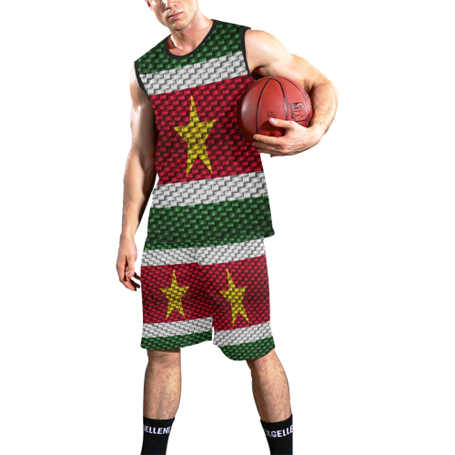 SURINAME All Over Print Basketball Uniform