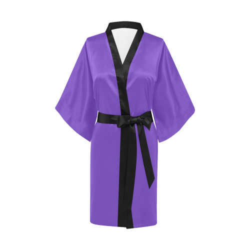 Love Mice Purple/Black Kimono Robe