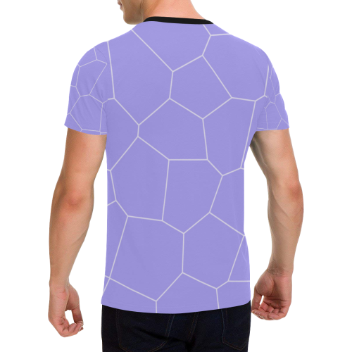 Abstract geometric pattern. Men's All Over Print T-Shirt with Chest Pocket (Model T56)