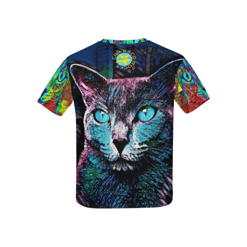 CATS SPECIAL MULTICOLOR Kids' All Over Print T-shirt (USA Size) (Model T40)
