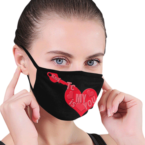 Key to My Heart Is You Mouth Mask