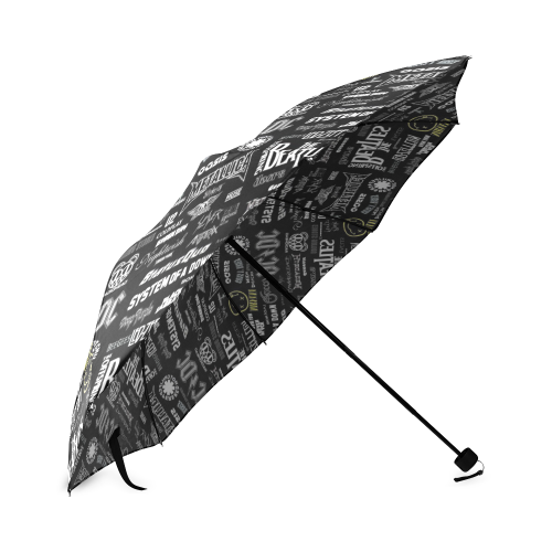 Band Logo Pattern Foldable Umbrella (Model U01)